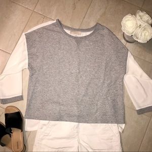 Loft Faux Sweatshirt Top